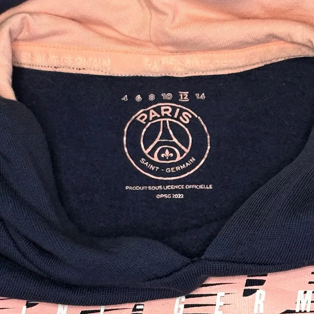 Paris Saint-Germain Hoodie Girls 12 Colorblock Sweatshirt